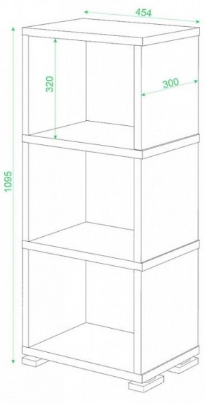 Стеллаж-колонка Домино Лайт СБ-15/3 в Шадринске - shadrinsk.mebel24.online | фото 2