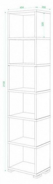 Стеллаж-колонка Домино СБ-15/6 в Шадринске - shadrinsk.mebel24.online | фото 3