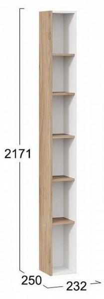 Стеллаж-колонка Порто ТД-393.07.25 в Шадринске - shadrinsk.mebel24.online | фото 5