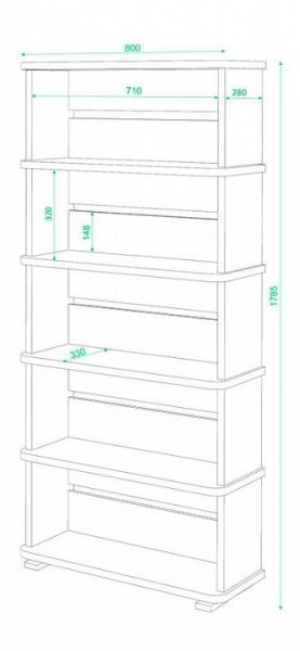 Стеллаж СБ-25/5 в Шадринске - shadrinsk.mebel24.online | фото 2