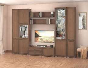 Стенка Ливорно орех в Шадринске - shadrinsk.mebel24.online | фото 1