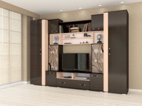 Стенка Оскар-18-1 венге-дуб молочный в Шадринске - shadrinsk.mebel24.online | фото