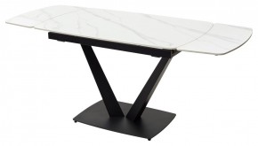 Стол ALATRI 120 MATT WHITE MARBLE SOLID CERAMIC / BLACK, ®DISAUR в Шадринске - shadrinsk.mebel24.online | фото 10