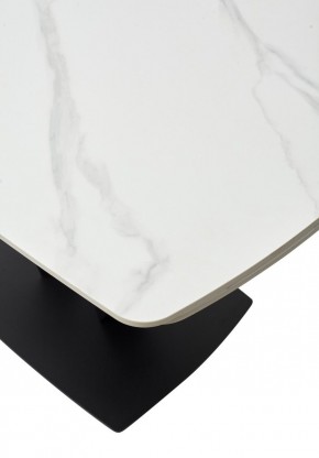 Стол ALATRI 120 MATT WHITE MARBLE SOLID CERAMIC / BLACK, ®DISAUR в Шадринске - shadrinsk.mebel24.online | фото 11