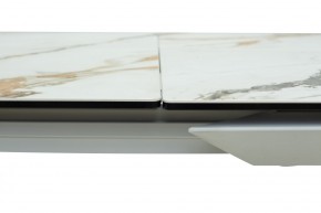 Стол CREMONA 160 KL-188 Контрастный мрамор / белый каркас, ®DISAUR в Шадринске - shadrinsk.mebel24.online | фото 5