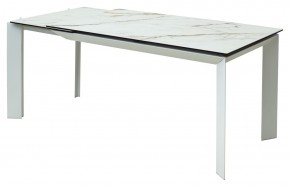 Стол CREMONA 160 KL-188 Контрастный мрамор / белый каркас, ®DISAUR в Шадринске - shadrinsk.mebel24.online | фото 7