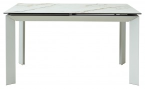 Стол CREMONA 160 KL-188 Контрастный мрамор / белый каркас, ®DISAUR в Шадринске - shadrinsk.mebel24.online | фото 8
