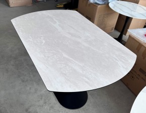 Стол KAI 140 TL-109 поворотная система раскладки, испанская керамика / Темно-серый / Черный, ®DISAUR в Шадринске - shadrinsk.mebel24.online | фото 7