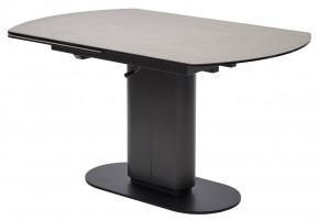Стол KAI 140 TL-110 поворотная система раскладки, испанская керамика / Темно-серый / Черный, ®DISAUR в Шадринске - shadrinsk.mebel24.online | фото 1