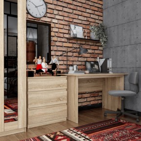 Стол КАСТОР письменный 120х65, цвет Дуб Сонома в Шадринске - shadrinsk.mebel24.online | фото 3