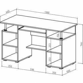 Стол компьютерный Амбер в Шадринске - shadrinsk.mebel24.online | фото 3