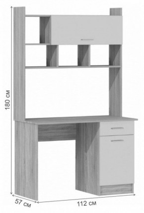 Стол компьютерный Бишоп 2 в Шадринске - shadrinsk.mebel24.online | фото 2