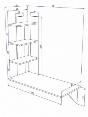 Стол компьютерный Домино Cross СтТ5 в Шадринске - shadrinsk.mebel24.online | фото 2