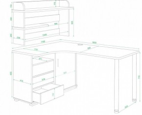 Стол компьютерный Домино нельсон СР-145М в Шадринске - shadrinsk.mebel24.online | фото 2