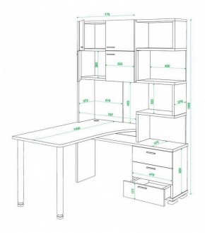 Стол компьютерный Домино нельсон СР-500М140 в Шадринске - shadrinsk.mebel24.online | фото 3