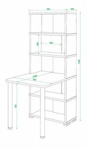 Стол компьютерный Домино СБ-10М5 в Шадринске - shadrinsk.mebel24.online | фото 4