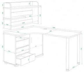 Стол компьютерный Домино СР-145М в Шадринске - shadrinsk.mebel24.online | фото 3