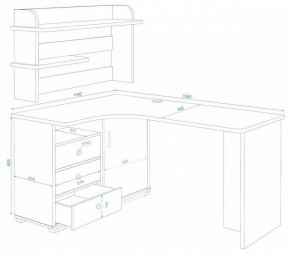 Стол компьютерный Домино СР-165 в Шадринске - shadrinsk.mebel24.online | фото 3