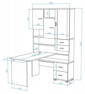 Стол компьютерный Домино СР-620/180 в Шадринске - shadrinsk.mebel24.online | фото 2