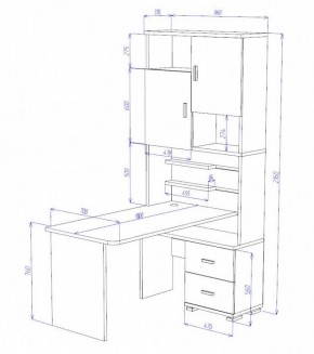 Стол компьютерный Домино СР-720/180 в Шадринске - shadrinsk.mebel24.online | фото 2