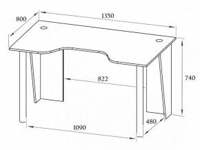 Стол компьютерный КСТ-18 в Шадринске - shadrinsk.mebel24.online | фото 2