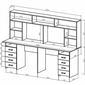 Стол компьютерный Лайт-15 СН в Шадринске - shadrinsk.mebel24.online | фото 2