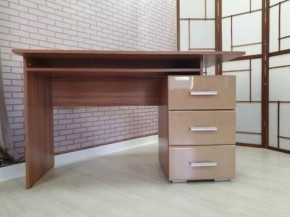 Стол компьютерный Симба Ясень шимо-Кофе с молоком в Шадринске - shadrinsk.mebel24.online | фото 2