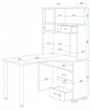 Стол компьютерный СР-130 в Шадринске - shadrinsk.mebel24.online | фото 2