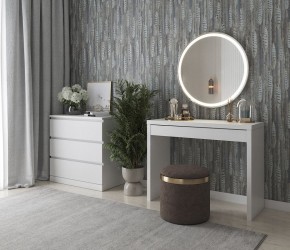 Стол косметический Энкель 100 белый в Шадринске - shadrinsk.mebel24.online | фото 4