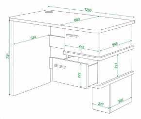 Стол письменный Домино СД-15С в Шадринске - shadrinsk.mebel24.online | фото 4