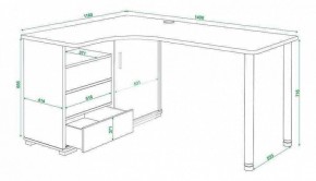 Стол письменный Домино СР-145СМ в Шадринске - shadrinsk.mebel24.online | фото 5