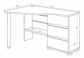 Стол письменный Домино СР-322С в Шадринске - shadrinsk.mebel24.online | фото 2