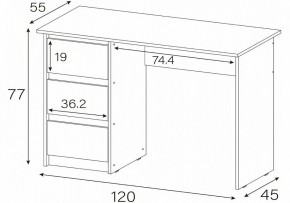 Стол письменный Идена в Шадринске - shadrinsk.mebel24.online | фото 4