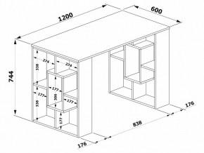 Стол письменный СПм-15 в Шадринске - shadrinsk.mebel24.online | фото 3