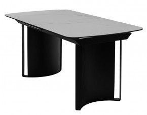 Стол RASMUS 160 TL-45 Белый мрамор, испанская керамика / черный каркас, ®DISAUR в Шадринске - shadrinsk.mebel24.online | фото 1