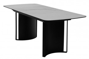 Стол RASMUS 160 TL-45 Белый мрамор, испанская керамика / черный каркас, ®DISAUR в Шадринске - shadrinsk.mebel24.online | фото 4