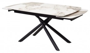 Стол RIVOLI 140 GLOSS LUXURY PANDORA SOLID CERAMIC / BLACK, ®DISAUR в Шадринске - shadrinsk.mebel24.online | фото 5
