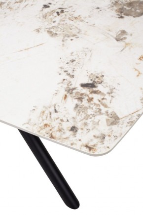 Стол RIVOLI 140 GLOSS LUXURY PANDORA SOLID CERAMIC / BLACK, ®DISAUR в Шадринске - shadrinsk.mebel24.online | фото 8
