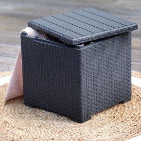 Стол с функцией хранения Виго (Vigo storage box) графит в Шадринске - shadrinsk.mebel24.online | фото 1
