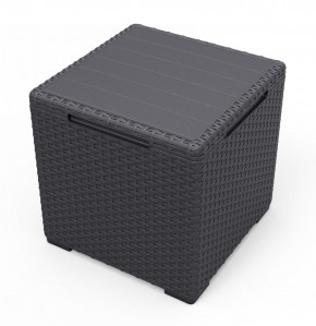 Стол с функцией хранения Виго (Vigo storage box) графит в Шадринске - shadrinsk.mebel24.online | фото 2