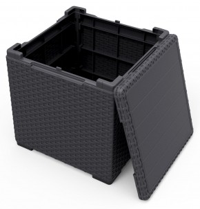 Стол с функцией хранения Виго (Vigo storage box) графит в Шадринске - shadrinsk.mebel24.online | фото 3