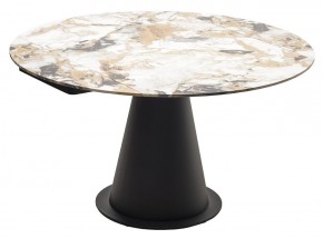 Стол TERAMO 135 GLOSS GRAND JADE SOLID CERAMIC, керамика, поворотн.механизм / Черный каркас, ®DISAUR в Шадринске - shadrinsk.mebel24.online | фото 15