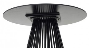 Стол TERNI 120 MATT BLACK MARBLE SOLID CERAMIC Черный мрамор матовый, керамика /Черн.каркас, ®DISAUR в Шадринске - shadrinsk.mebel24.online | фото 6