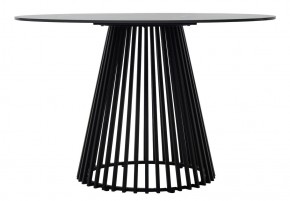 Стол TERNI 120 MATT BLACK MARBLE SOLID CERAMIC Черный мрамор матовый, керамика /Черн.каркас, ®DISAUR в Шадринске - shadrinsk.mebel24.online | фото 7