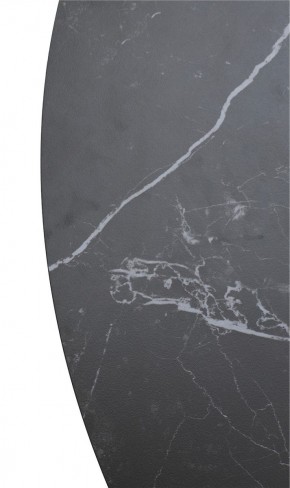 Стол TERNI 120 MATT BLACK MARBLE SOLID CERAMIC Черный мрамор матовый, керамика /Черн.каркас, ®DISAUR в Шадринске - shadrinsk.mebel24.online | фото 9