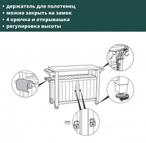 Столик для барбекю 207 Л (Unity XL 207L) в Шадринске - shadrinsk.mebel24.online | фото 9