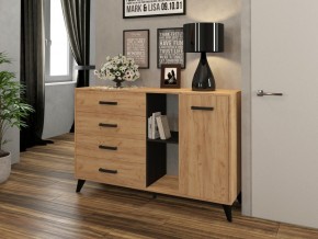 СВЕТЛАНА Комод-тумба  (дуб золотой/венге) в Шадринске - shadrinsk.mebel24.online | фото