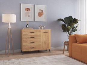 СВЕТЛАНА LOFT Комод-тумба  (дуб золотой) в Шадринске - shadrinsk.mebel24.online | фото 3