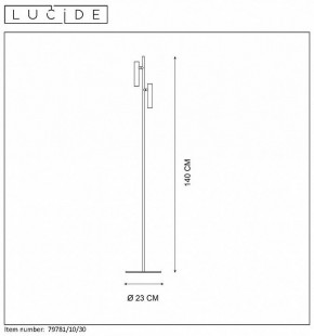 Торшер Lucide Philon 79781/10/30 в Шадринске - shadrinsk.mebel24.online | фото 4