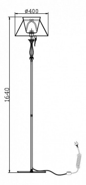 Торшер Maytoni Bird ARM013-22-W в Шадринске - shadrinsk.mebel24.online | фото 8